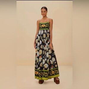 NWT FARM RIO Trip Souvenir Maxi Dress, Size L